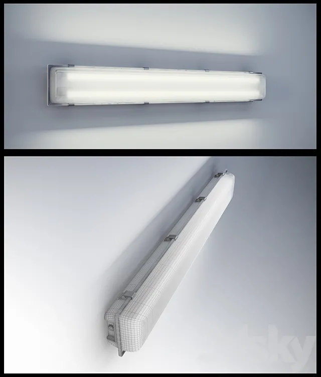 Parking lamp 3D Model