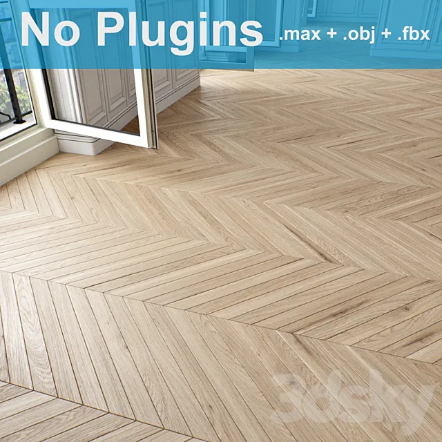 Parquet 1-1 3D Model