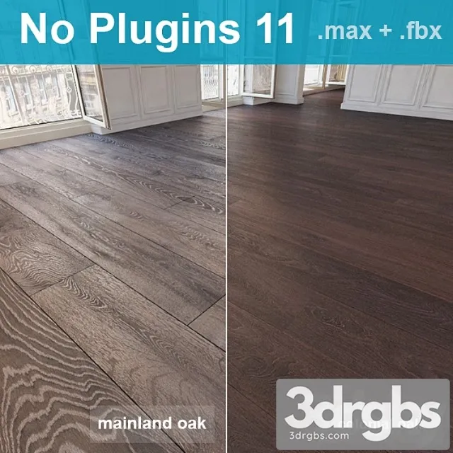 Parquet 11 (2 species without the use of plug-ins) 3D Model Download