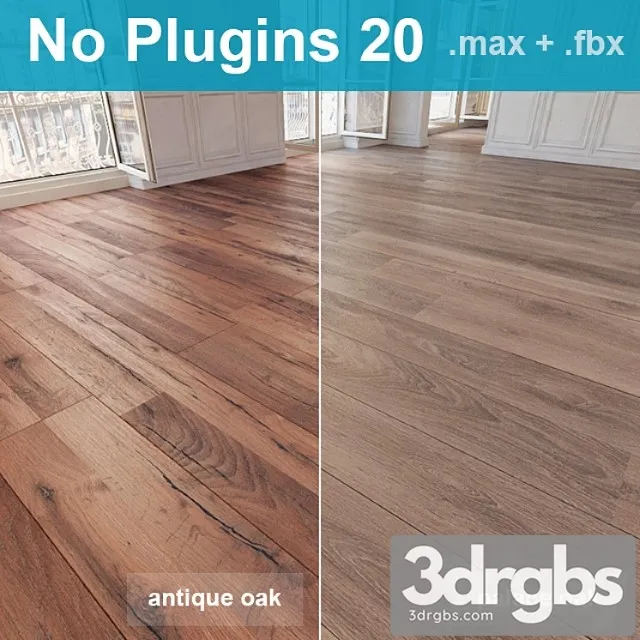 Parquet 20 (2 species without the use of plug-ins) 3D Model Download
