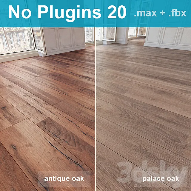 Parquet 20 (2 species. without the use of plug-ins) 3DModel Parquet 20 (2 species. without the use of plug-ins) 3DModel