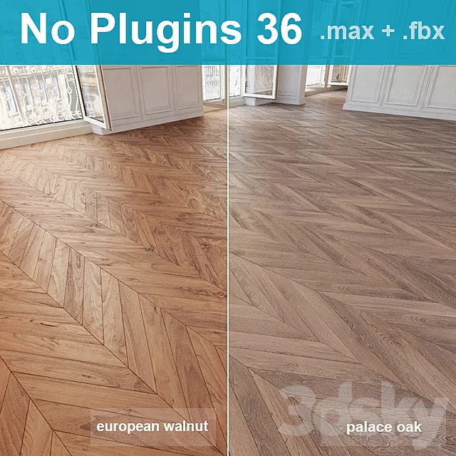Parquet 36 (2 species without the use of plug-ins) 3D Model Parquet 36 (2 species without the use of plug-ins) 3D Model