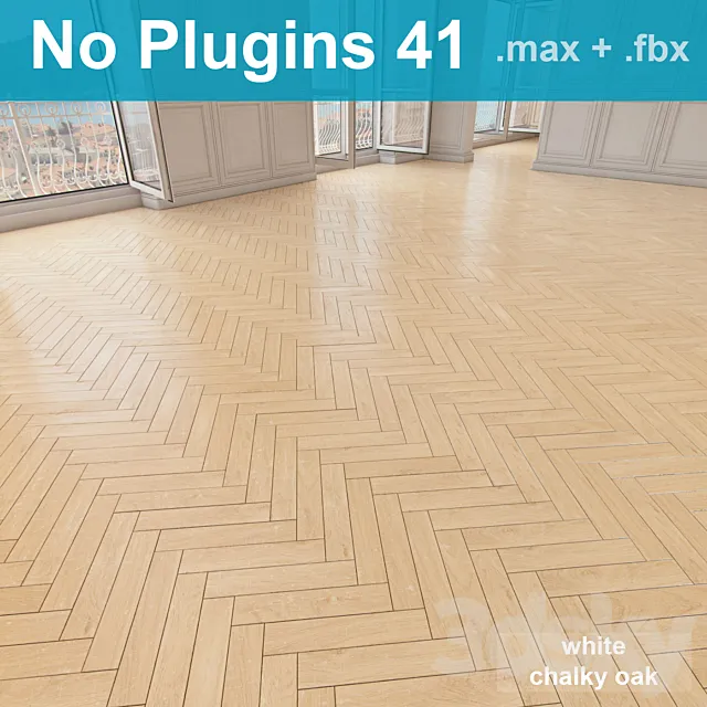 Parquet 41 (without the use of plug-ins) 3D Model Parquet 41 (without the use of plug-ins) 3D Model
