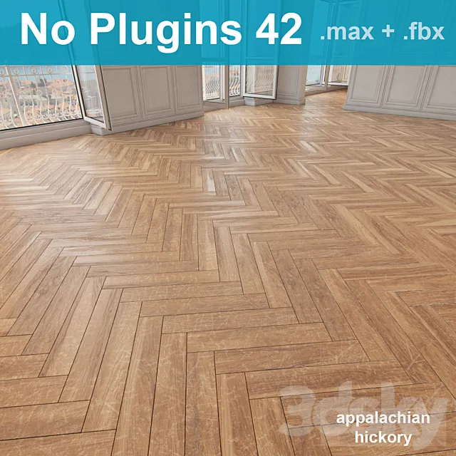 Parquet 42 (without the use of plug-ins) 3D Model Parquet 42 (without the use of plug-ins) 3D Model