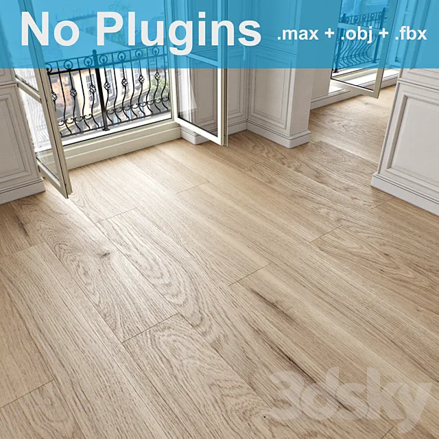 Parquet 5-1 3D Model