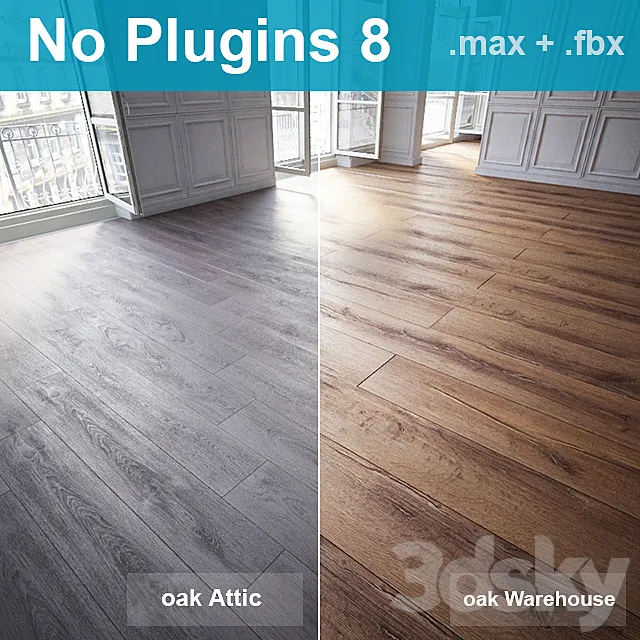 Parquet 8 (2 species. without the use of plug-ins) 3DModel Parquet 8 (2 species. without the use of plug-ins) 3DModel