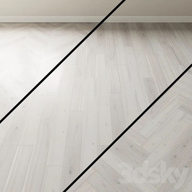 Parquet Ash Coswick. Inspire Cloudy Bleached 3D Model