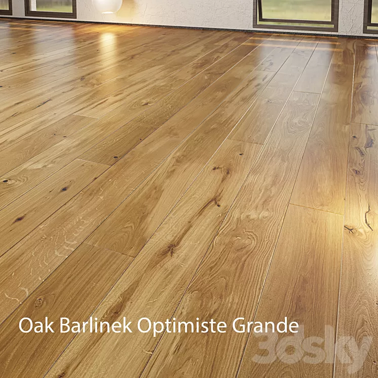 Parquet Barlinek Floorboard – Jean Marc Artisan – Optimiste Grande 3D Model