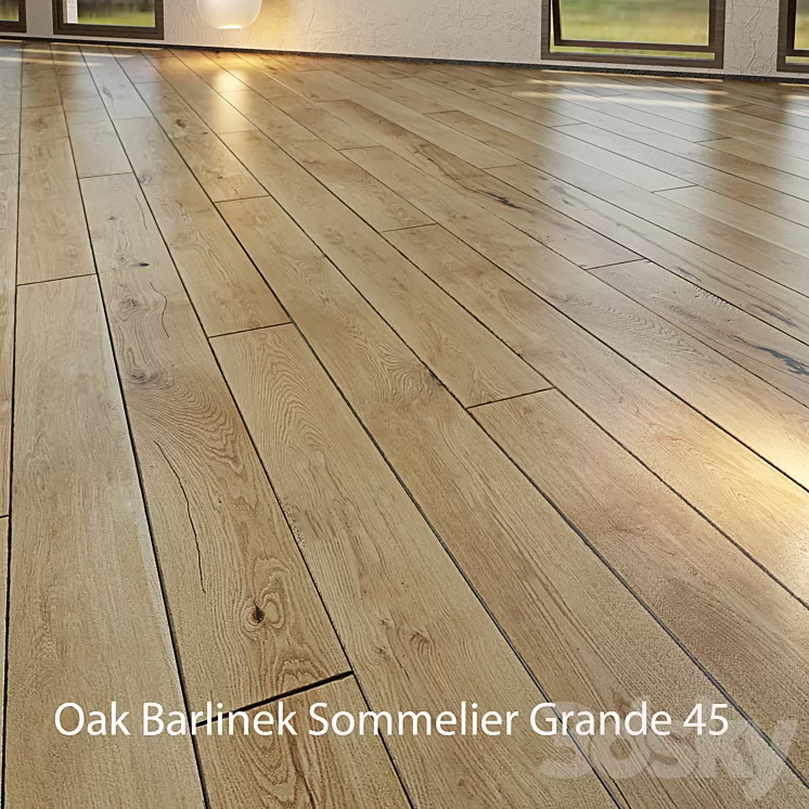 Parquet Barlinek Floorboard – Jean Marc Artisan – Sommelier Grande 3D Model