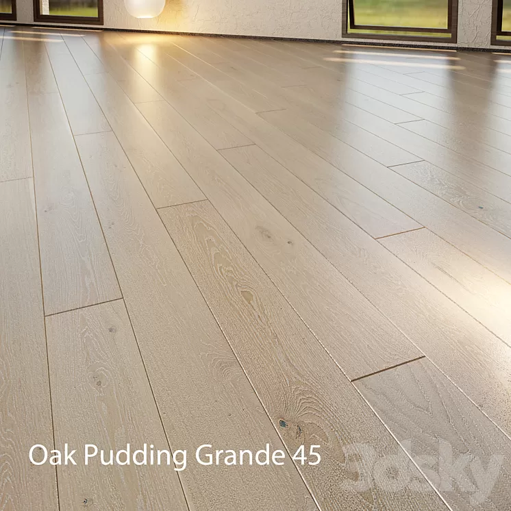 Parquet Barlinek Floorboard – Pudding Grande 3D Model