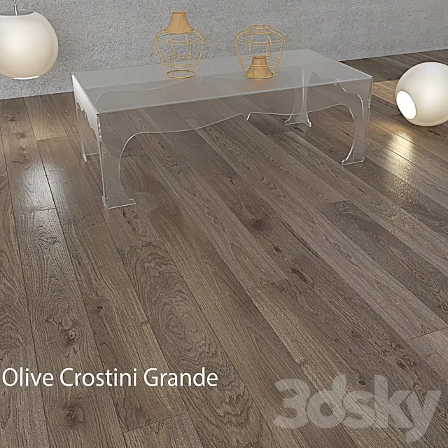 Parquet Barlinek Olive Crostini Grande and Coconut Piccolo 3DModel Parquet Barlinek Olive Crostini Grande and Coconut Piccolo 3DModel