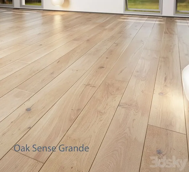 Parquet board Barlinek Floorboard – Sense Grande 3D Model Parquet board Barlinek Floorboard – Sense Grande 3D Model