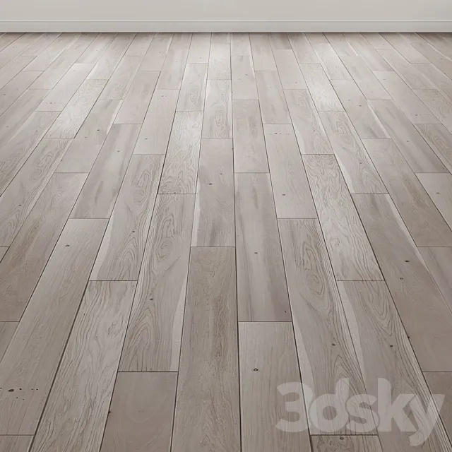 Parquet board Barlinek Oak Fog 3DModel