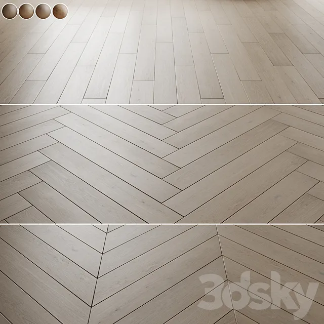 Parquet board Bauwerk 3D Model