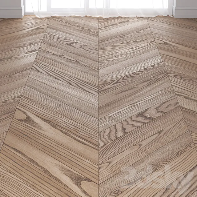 Parquet board Focus Floor Ash Cloudy 3DModel