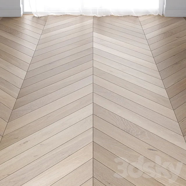 Parquet board French Oak from Panaget company 3DModel