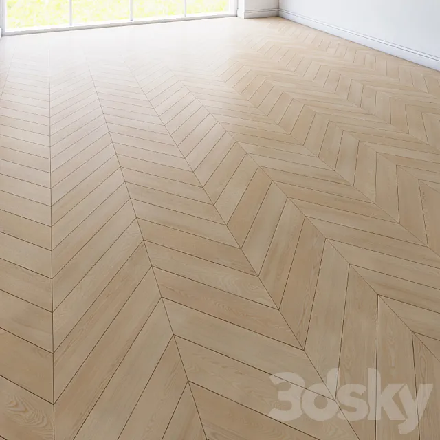 Parquet chevron classic light 3D Model Parquet chevron classic light 3D Model