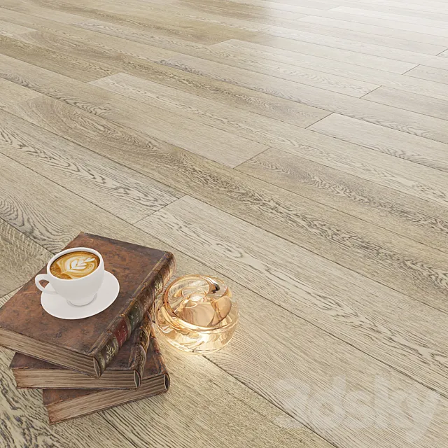 Parquet Classic Black Patina Gray 3DModel