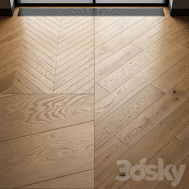 Parquet Eiche Salis natural oak 3D Model Parquet Eiche Salis natural oak 3D Model