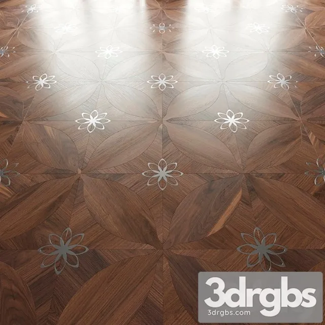 Parquet foglie d&_22 3D Model Download