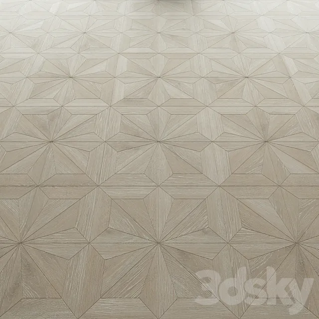 Parquet Foglie d’Oro Asolo Oak 3D Model
