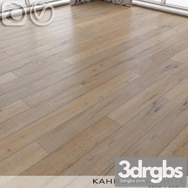 Parquet kahrs oak saw white 3D Model Download