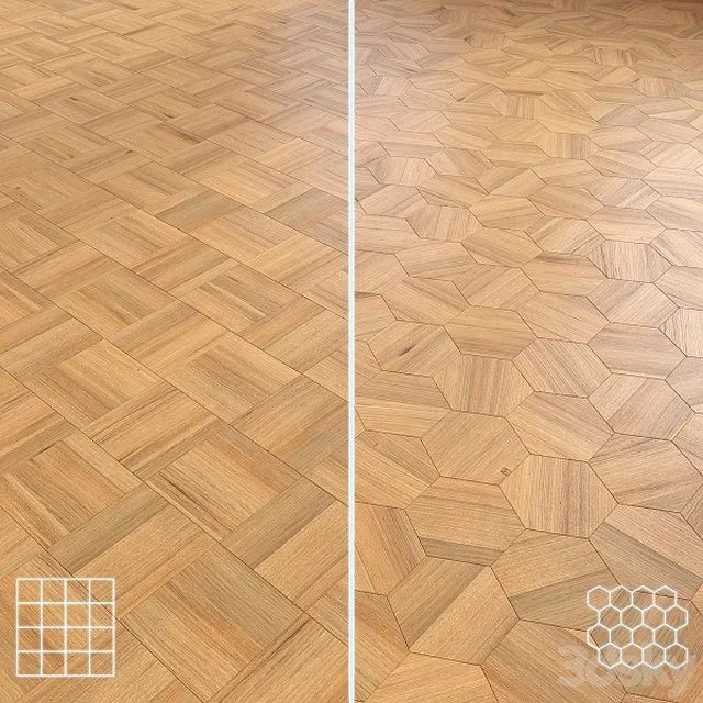 Parquet Laminate 3D Model