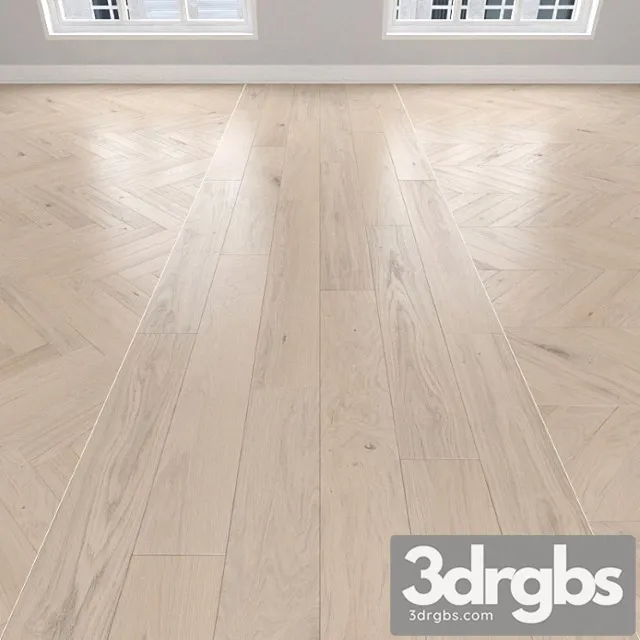 Parquet Light Oak 3 Types Herringbone Linear Chevron 2 3D Model Download