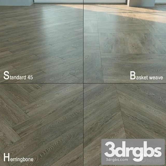 Parquet. natural wood. 147 3D Model Download