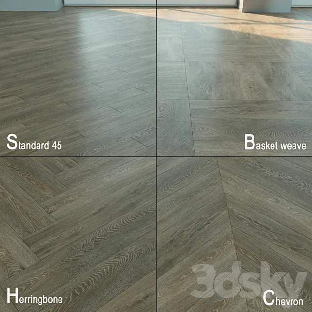 Parquet. Natural wood. 147 3D Model Parquet. Natural wood. 147 3D Model