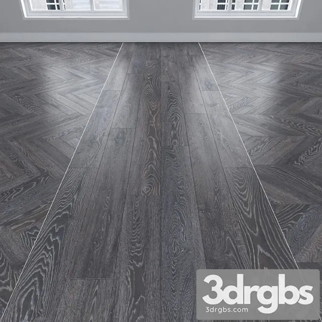 Parquet Oak 3 Types Herringbone Linear Chevron 68 3D Model Download