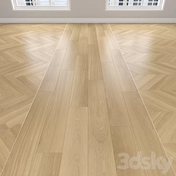 Parquet Oak 3D Model