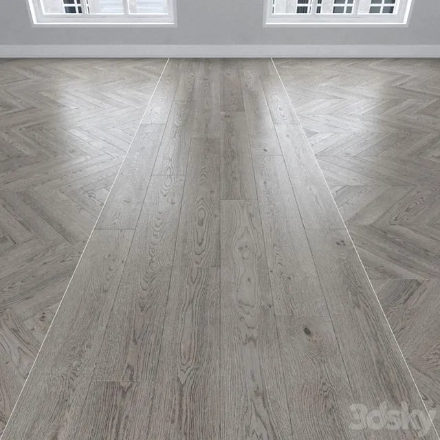 Parquet Oak gray 3 types. Christmas tree linear chevron 3D Model Parquet Oak gray 3 types. Christmas tree linear chevron 3D Model