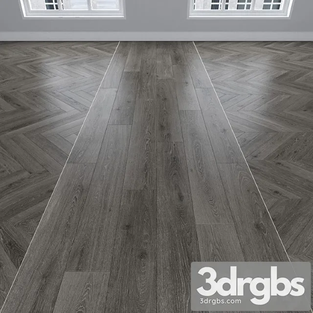 Parquet Oak Gray 3 Types Herringbone Linear Chevron 11 3D Model Download