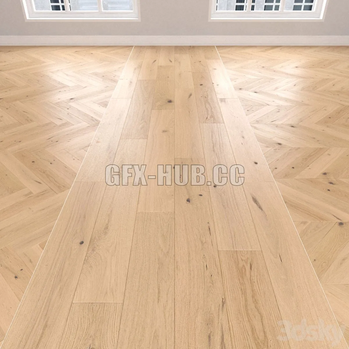 Parquet Oak light 3 types Christmas tree linear chevron 3D Model Parquet Oak light 3 types Christmas tree linear chevron 3D Model