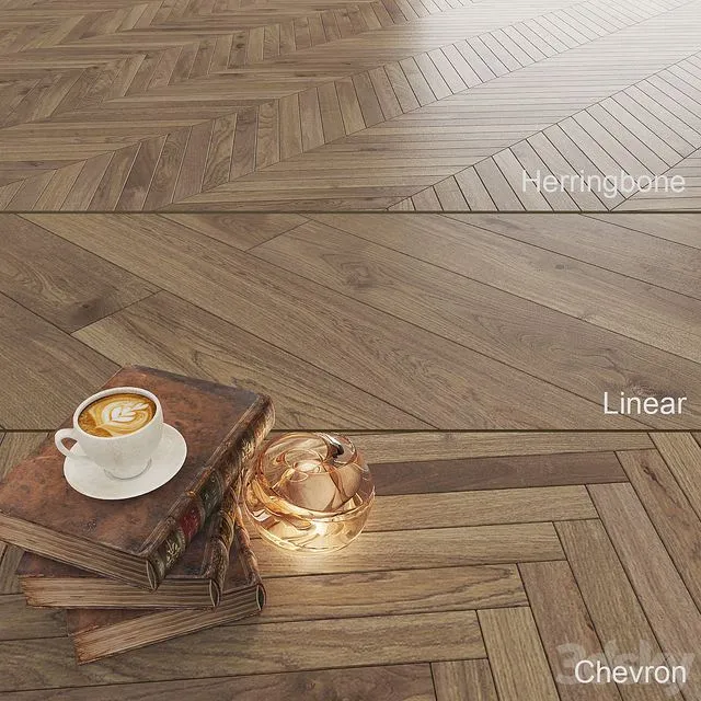 Parquet Oliver Crostini Grande 3D Model Parquet Oliver Crostini Grande 3D Model