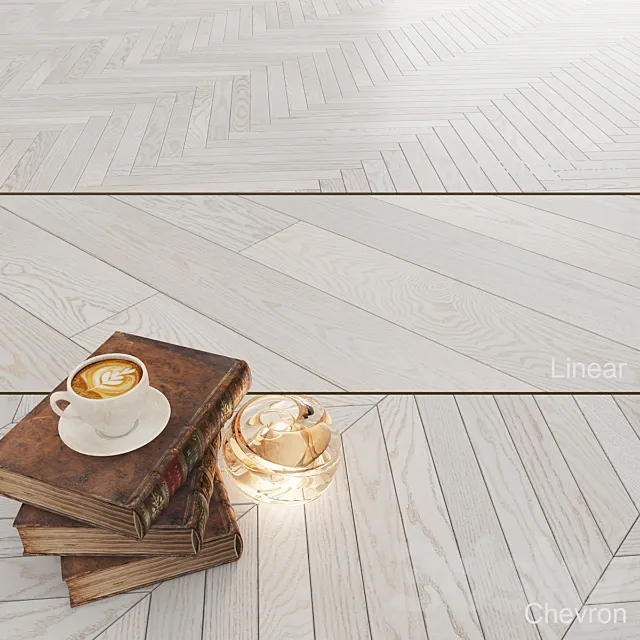 Parquet Polarwood Oak Elara White Matt Free Download