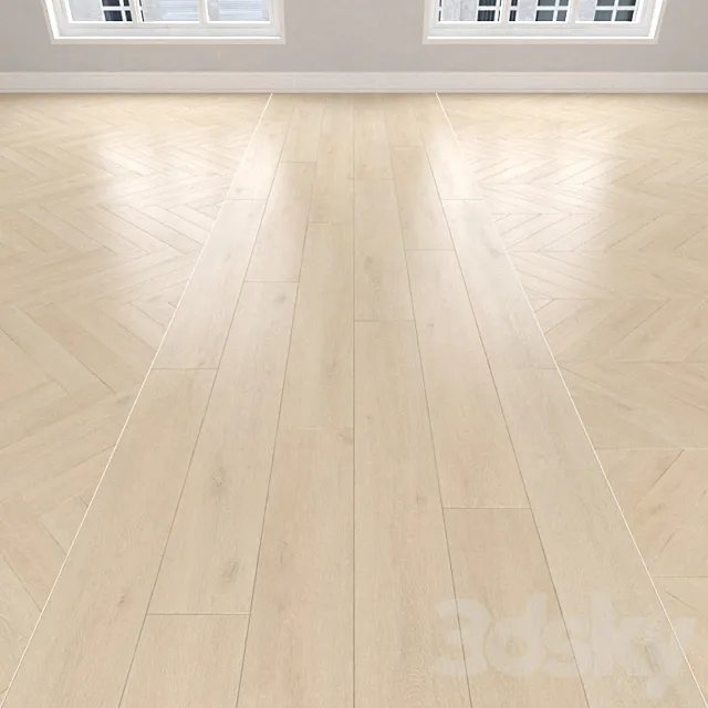 Parquet Sand oak 3 types: herringbone linear chevron. 3D Model Parquet Sand oak 3 types: herringbone linear chevron. 3D Model