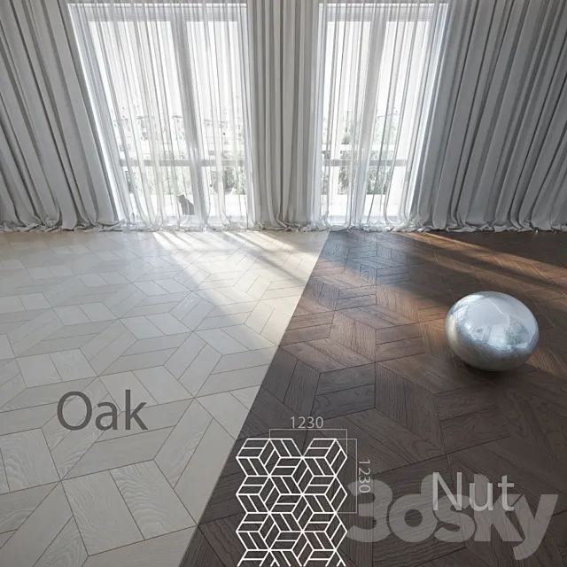 Parquet Sheremetyevo star. Ver. 01 3DModel Parquet Sheremetyevo star. Ver. 01 3DModel