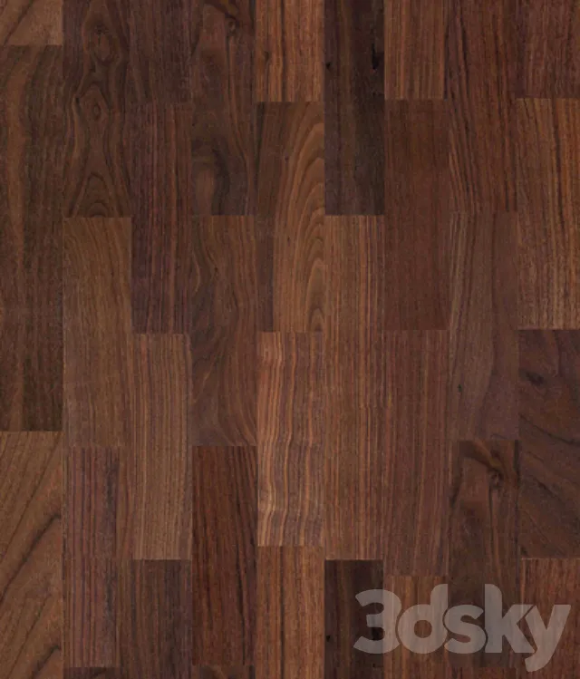 parquet Walnut 3DModel parquet Walnut 3DModel