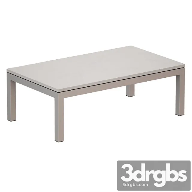 Parsons White Marble Stainless Coffee Table Parsons White Marble Stainless Coffee Table