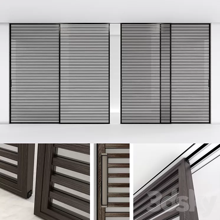 Partition Rimadesio Stripe 3D Model