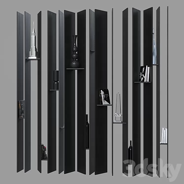 Partition wall 034. 3D Model Partition wall 034. 3D Model