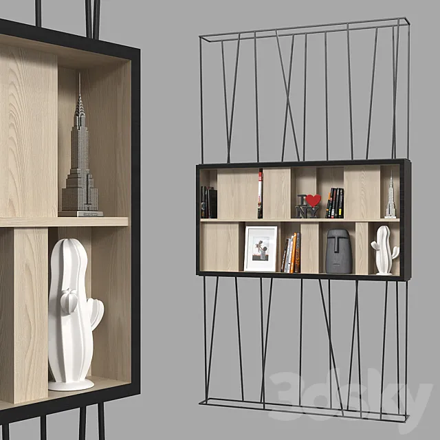 Partition wall 044. 3D Model