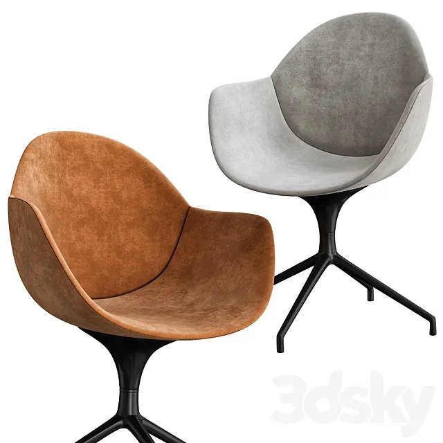 PASS Chair with 4-spoke base by Lapalma 3D Model