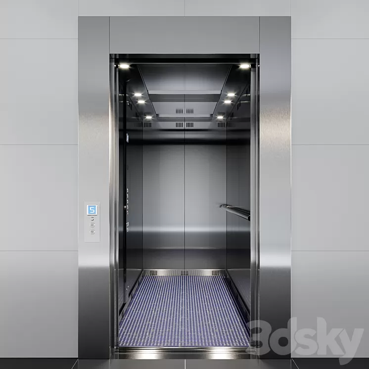 Passenger elevator-2 3D Model