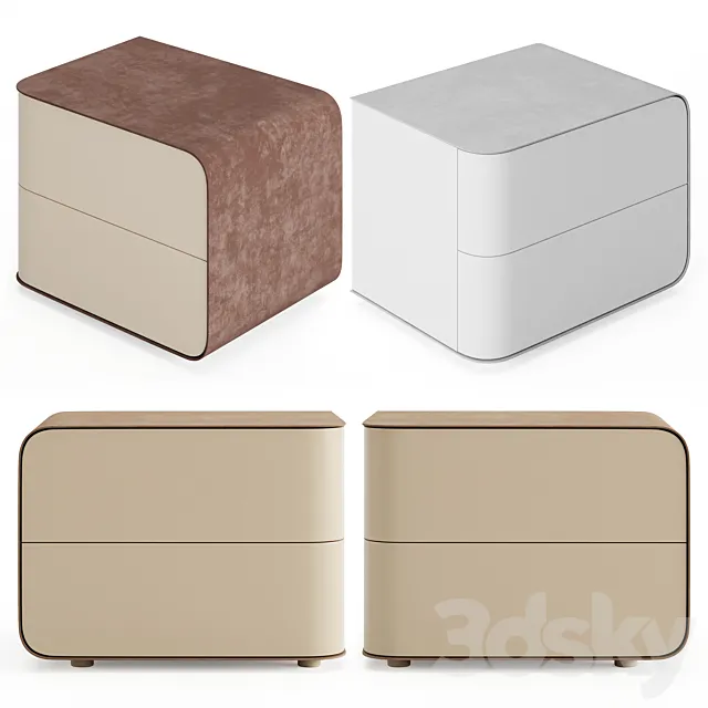 Passion Nightstand by Presotto 3DModel Passion Nightstand by Presotto 3DModel