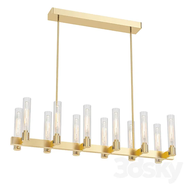 PASTIS LINEAR CHANDELIER 3D Model