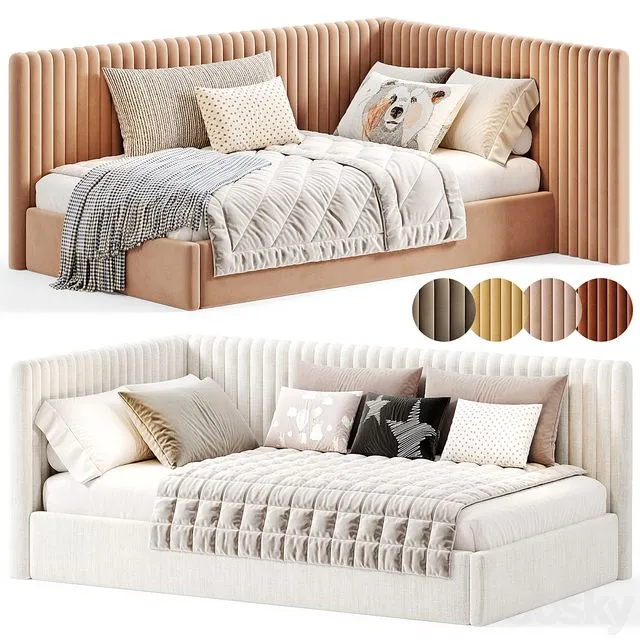 Pat copil Empire Kids Bed By Canapelux 3D Model Pat copil Empire Kids Bed By Canapelux 3D Model