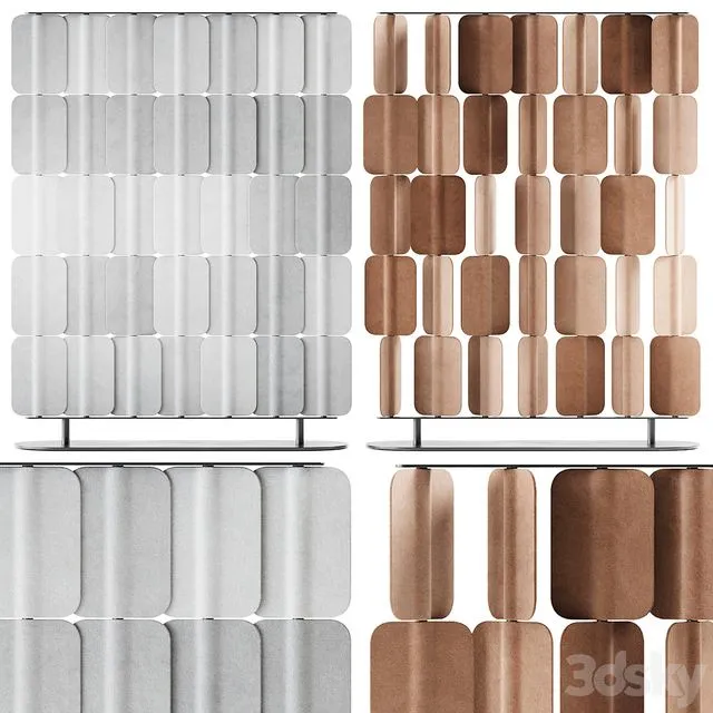 Patch PA 1215 Self Standing Acoustic Divider by True Design 3D Model Patch PA 1215 Self Standing Acoustic Divider by True Design 3D Model